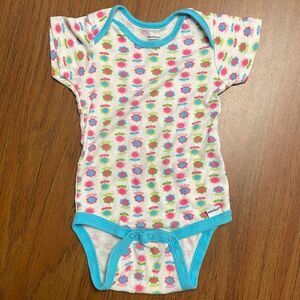 Daisy print bodysuit for baby
